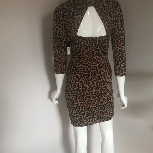 NWT Guess Animal Print Dress - Picture 5 of 8